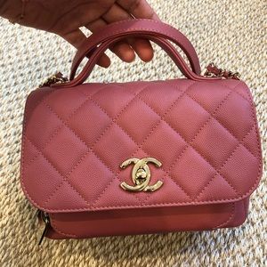 Chanel Business Affinity Small mauve pink matte